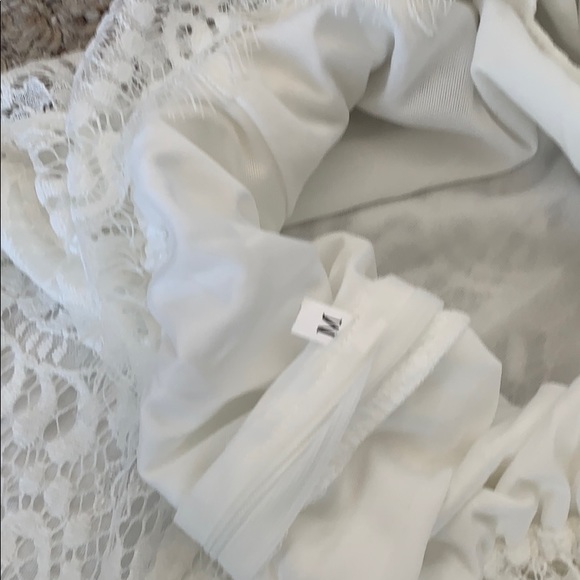 White Lace Dress, M - Picture 6 of 9